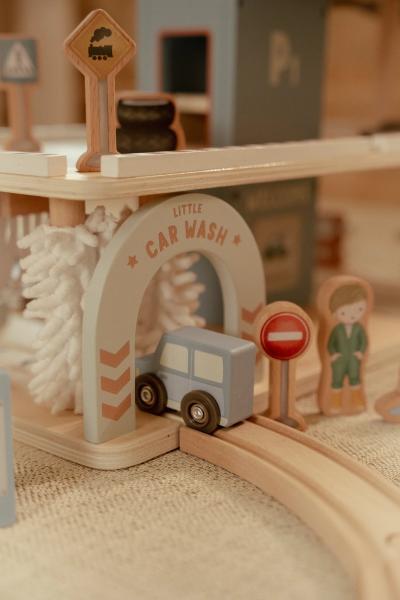 Little Dutch - Holz Parkgarage – Blau